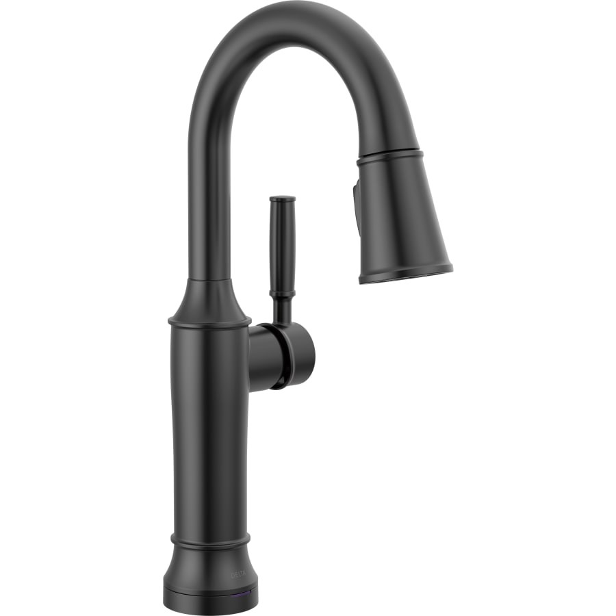 Delta Renaldi 1.8 GPM Single Hole Pull Down Touchless Bar Faucet with Touch2O Touch-Clean and MagnaTite Docking