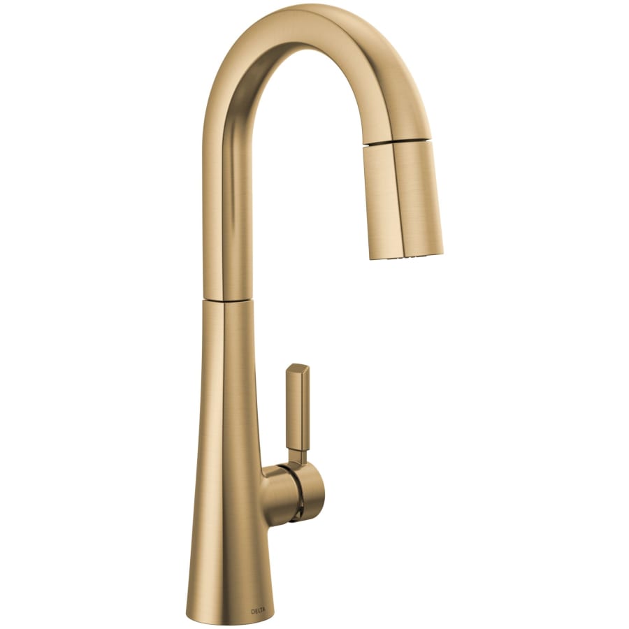 Delta Monrovia 1.8 GPM Single Hole Pull Down Bar/Prep Faucet with Magnetic Docking Spray Head - Limited Lifetime Warranty