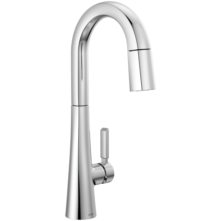 Delta Monrovia 1.8 GPM Single Hole Pull Down Bar/Prep Faucet with Magnetic Docking Spray Head - Limited Lifetime Warranty
