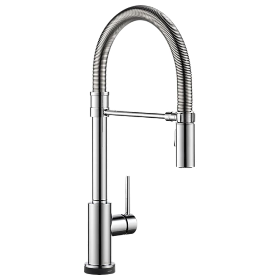 Delta Trinsic Pre-Rinse Pull-Down Kitchen Faucet with On/Off Touch Activation, Magnetic Docking Spray Head - Limited Lifetime Warranty (5 Year on Electronic Parts)