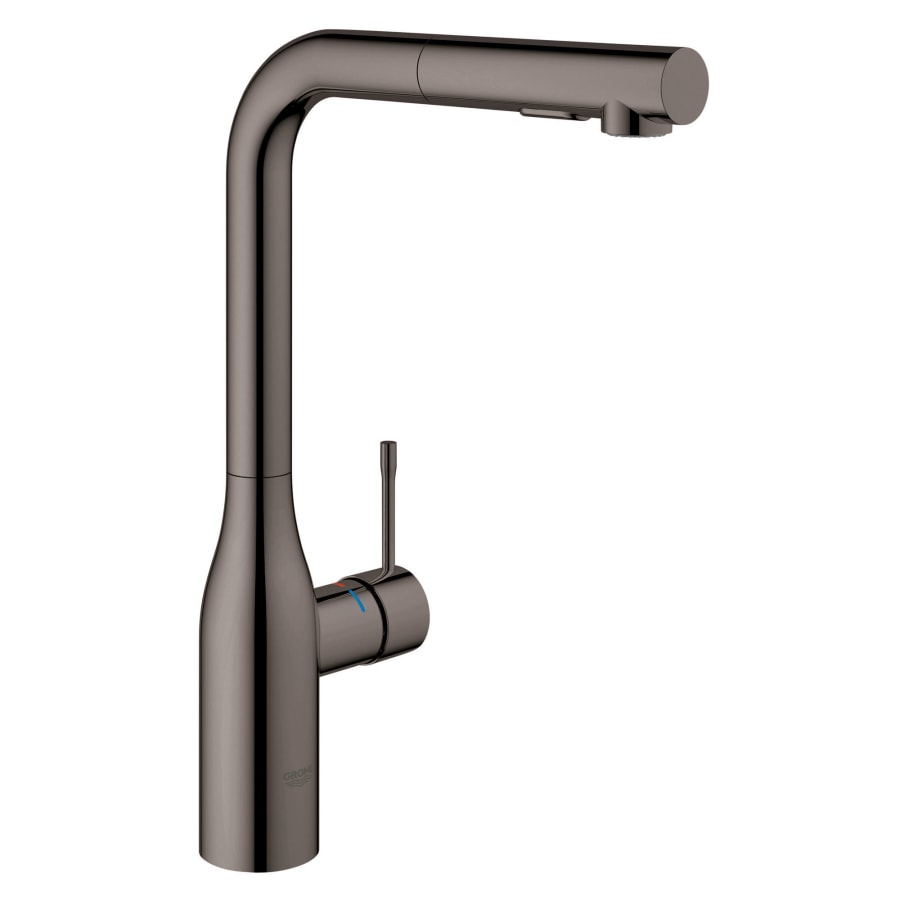 Grohe Essence 1.75 GPM Single Hole Pull Out Kitchen Faucet with Dual Spray, SpeedClean, EasyDoc, and SilkMove Technology