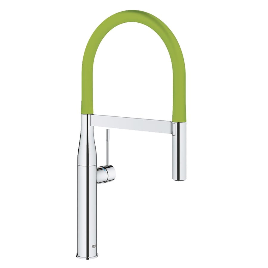 Grohe Essence Pre-Rinse Spray Kitchen Faucet with Locking Push Button Control