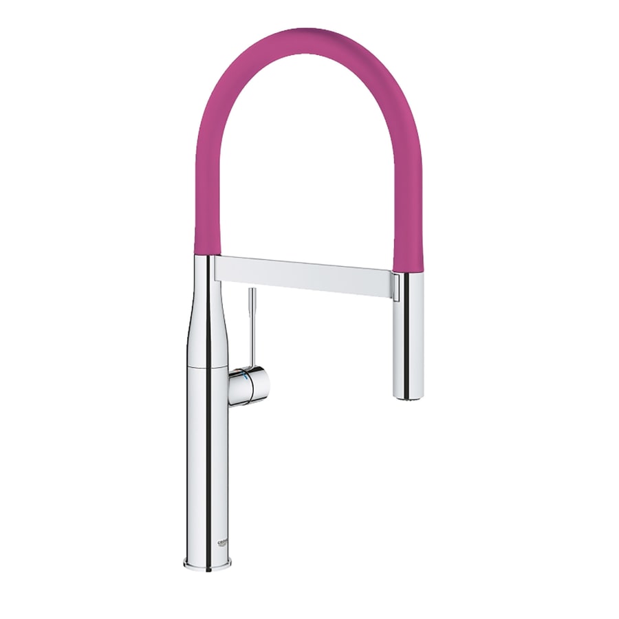 Grohe Essence Pre-Rinse Spray Kitchen Faucet with Locking Push Button Control