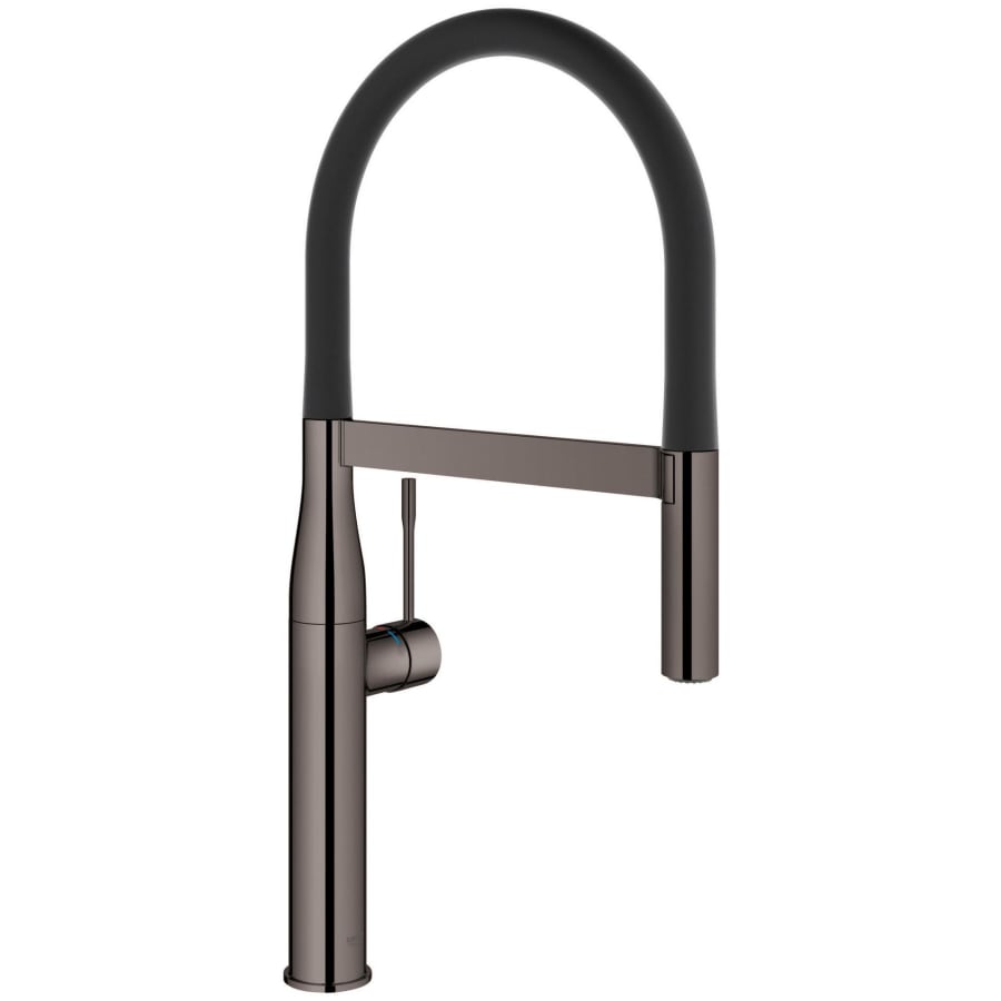 Grohe Essence 1.75 GPM Single Hole Pull Out Kitchen Faucet with StarLight and SilkMove Technology