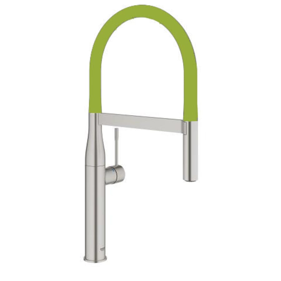 Grohe Essence Pre-Rinse Spray Kitchen Faucet with Locking Push Button Control