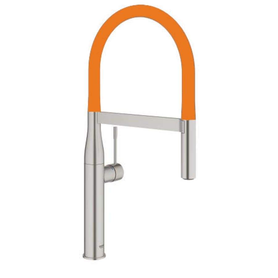 Grohe Essence Pre-Rinse Spray Kitchen Faucet with Locking Push Button Control