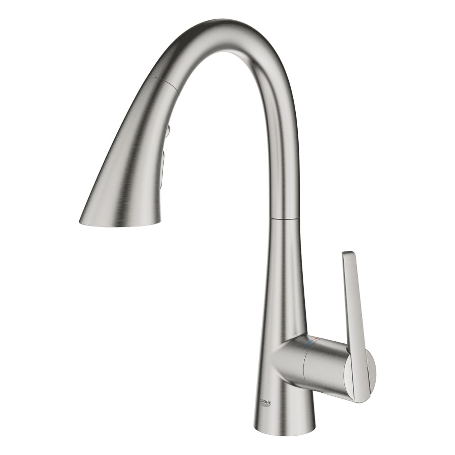 Grohe Zedra 1.75 GPM Single Hole Pull Down Bar Faucet with SilkMove Technology