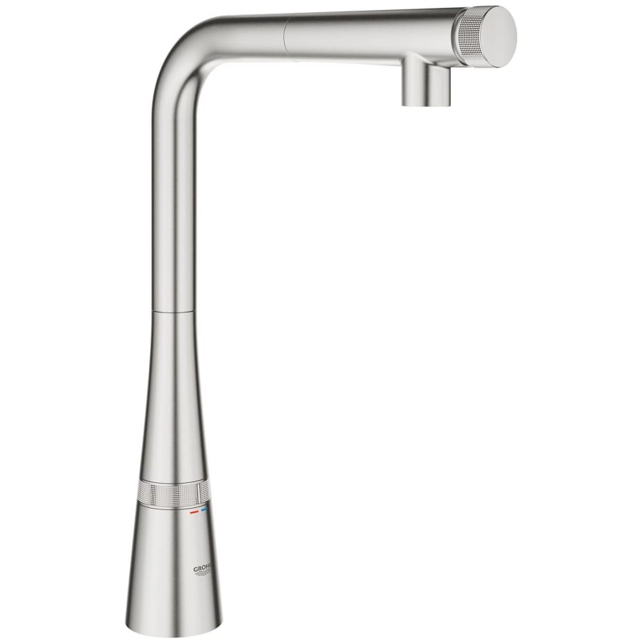 Grohe Zedra 1.75 GPM Single Hole Pull Out Kitchen Faucet