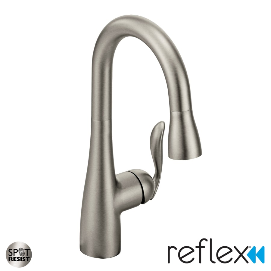 Moen Arbor Single Handle Pulldown Spray Bar Faucet with Reflex Technology