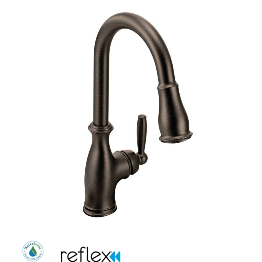 Moen Brantford Single Handle Pulldown Spray Kitchen Faucet with Reflex Technology