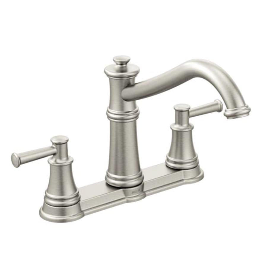 Moen Belfield 1.5 GPM High-Arc Double Handle Kitchen Faucet