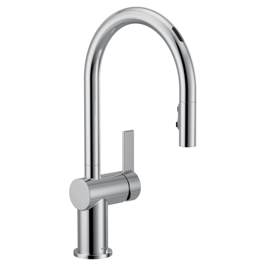 Moen Cia 1.5 GPM Single Hole Pull Down Kitchen Faucet with Voice Activation