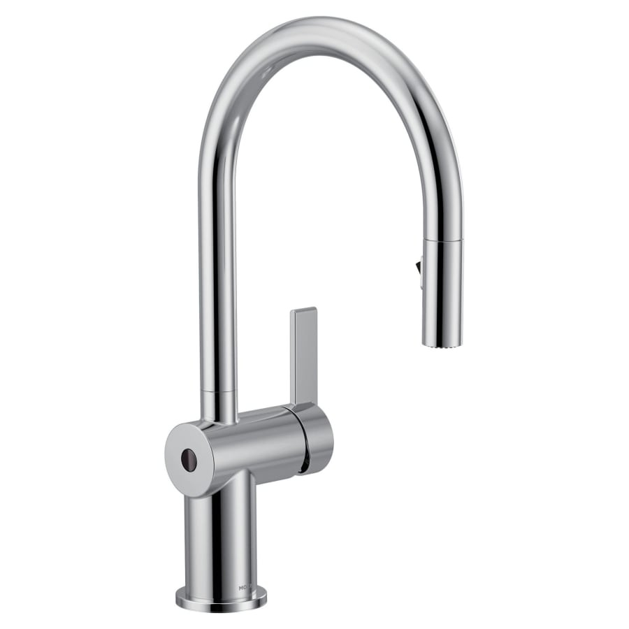 Moen Cia 1.5 GPM Single Hole Pull Down Kitchen Faucet with MotionSense- Includes Escutcheon