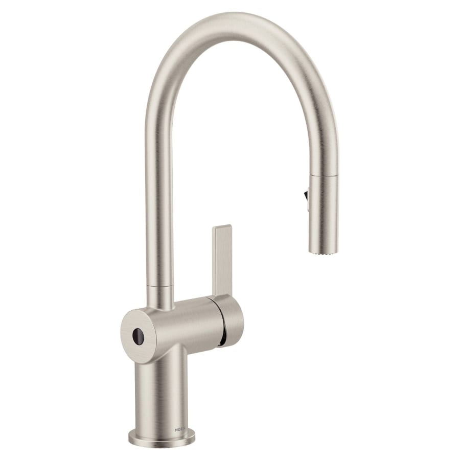 Moen Cia 1.5 GPM Single Hole Pull Down Kitchen Faucet with MotionSense- Includes Escutcheon