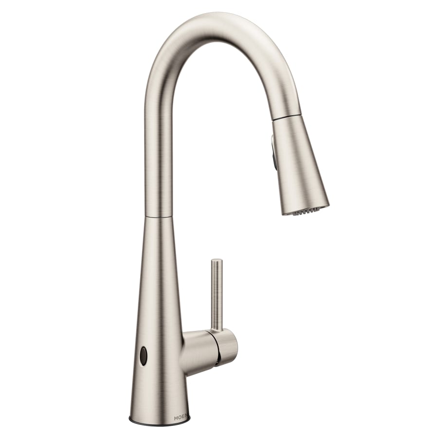 Moen Sleek 1.5 GPM Single Hole Pull Down Kitchen Faucet with MotionSense