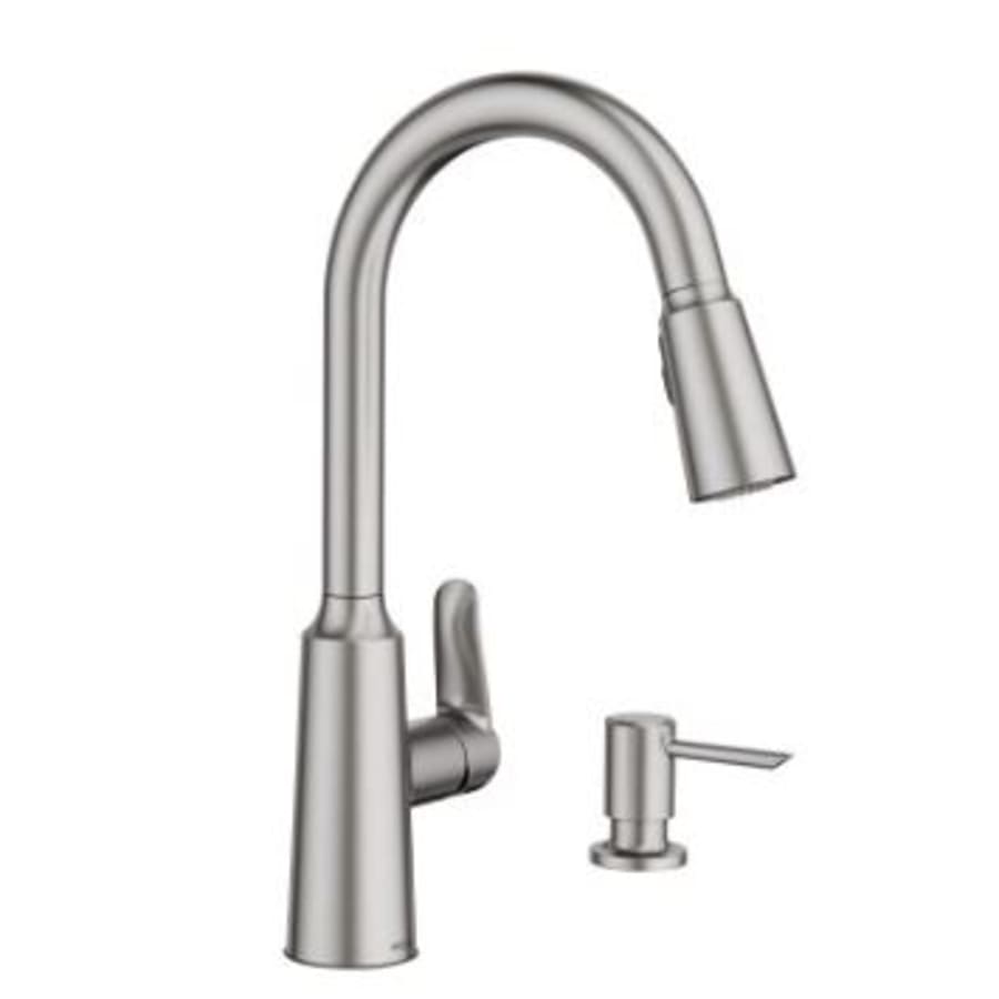 Moen Edwyn 1.5 GPM Pull-Down Kitchen Faucet - Includes Soap Dispenser