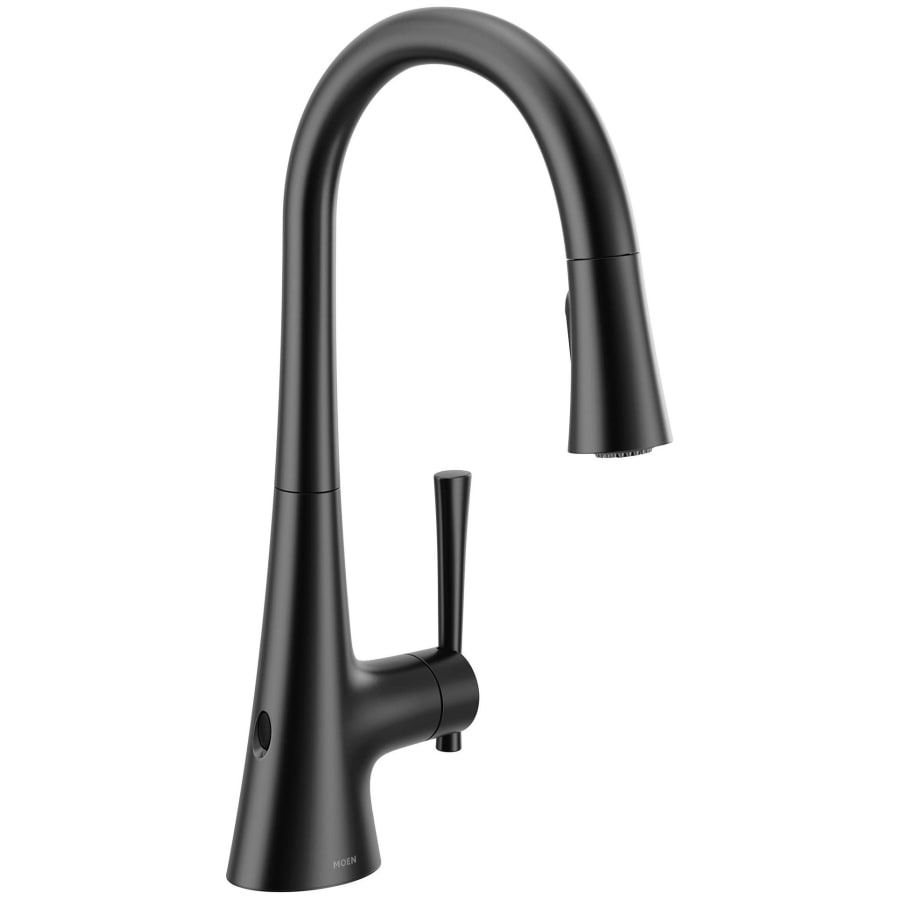 Moen Kurv 1.5 GPM Single Hole Pull Down Kitchen Faucet with Hands Free Capability