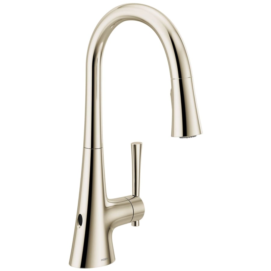 Moen Kurv 1.5 GPM Single Hole Pull Down Kitchen Faucet with Hands Free Capability