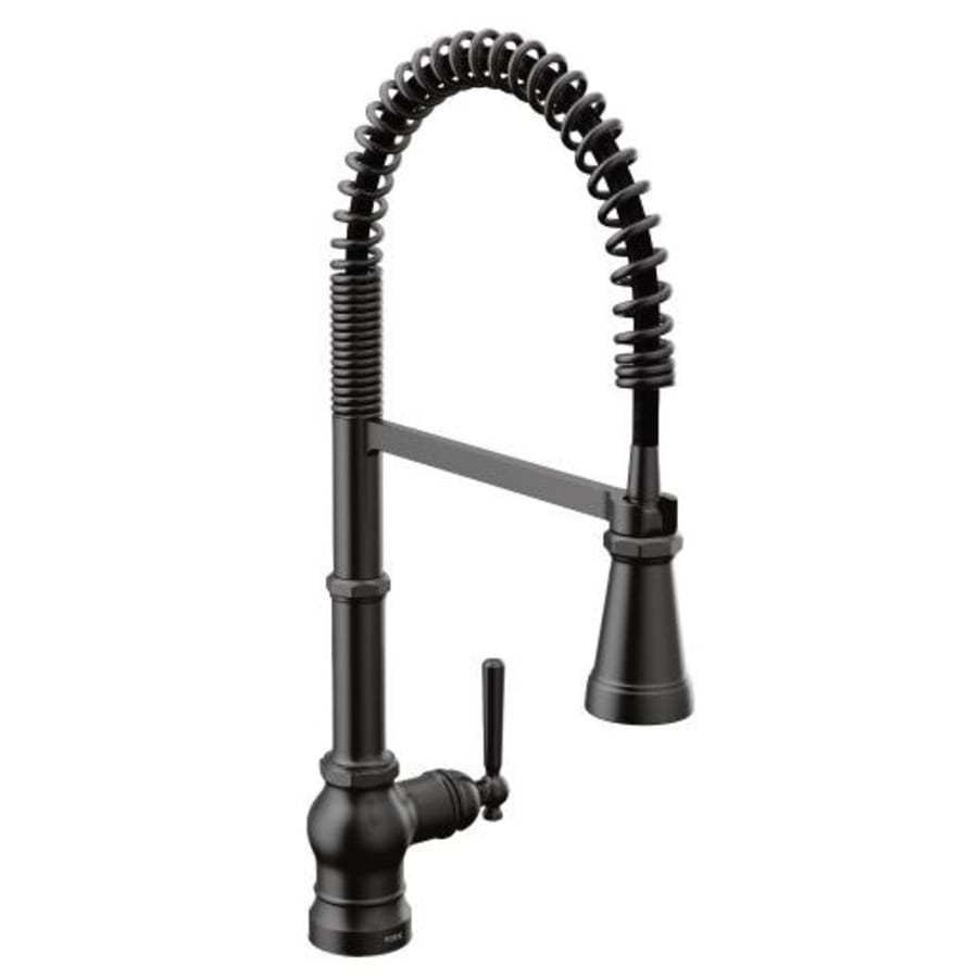 Moen Paterson 1.5 GPM Single Hole Pre-Rinse Pull Down Kitchen Faucet with Power Boost