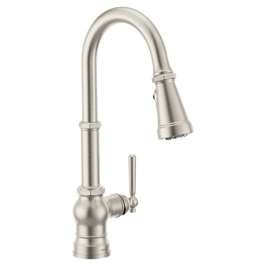 Moen Paterson 1.5 GPM Single Hole Pull Down Kitchen Faucet