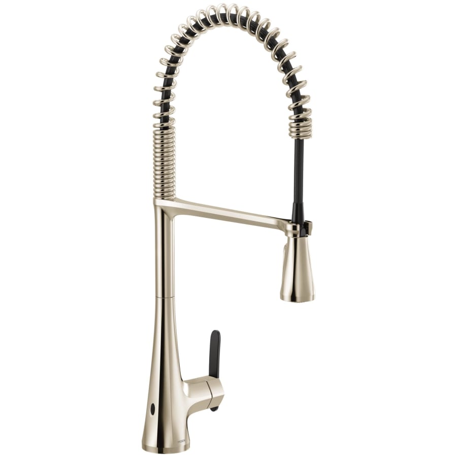 Moen Sinema 1.5 GPM Single Hole Pre-Rinse Pull Down Kitchen Faucet with PowerClean, Reflex, Duralock, and MotionSense Wave Technologies