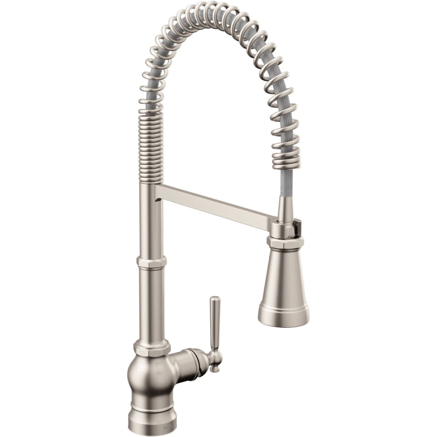 Moen Paterson 1.5 GPM Single Hole Pre-Rinse Pull Down Kitchen Faucet with Power Boost