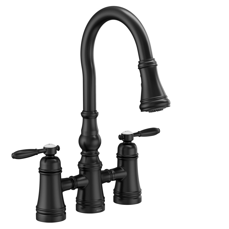 Moen Weymouth 1.5 GPM Bridge Pull Down Kitchen Faucet