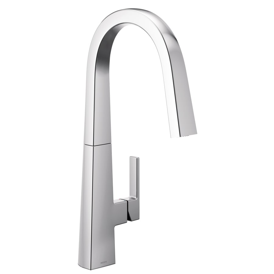 Moen Nio 1.5 GPM Deck Mounted Pull Down Kitchen Faucet with Power Clean, Duralock, Duralast, and Reflex Technology