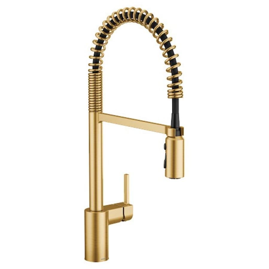 Moen Align 1.5 GPM Single Hole Pre-Rinse Pull Down Kitchen Faucet with Power Boost