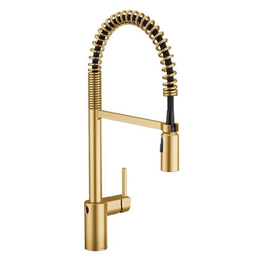 Moen Align 1.5 GPM Single Hole Pre-Rinse Pull Down Kitchen Faucet with MotionSense Wave and Power Clean