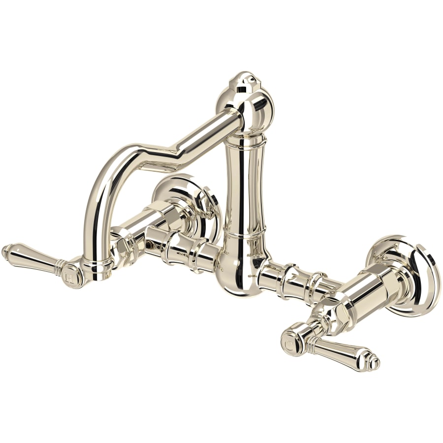 Rohl Acqui 1.5 GPM Wall Mounted Widespread Bridge Kitchen Faucet
