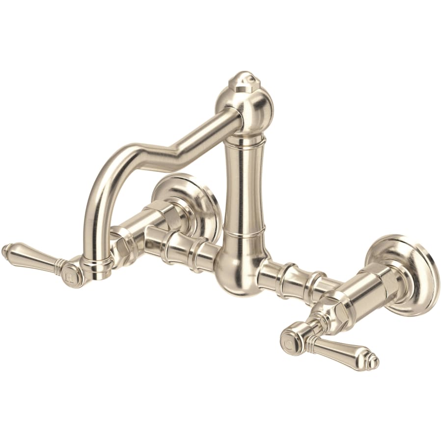 Rohl Acqui 1.5 GPM Wall Mounted Widespread Bridge Kitchen Faucet