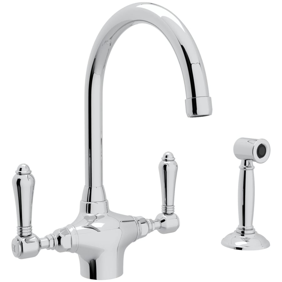Rohl San Julio 1.5 GPM Single Hole Kitchen Faucet - Includes Side Spray