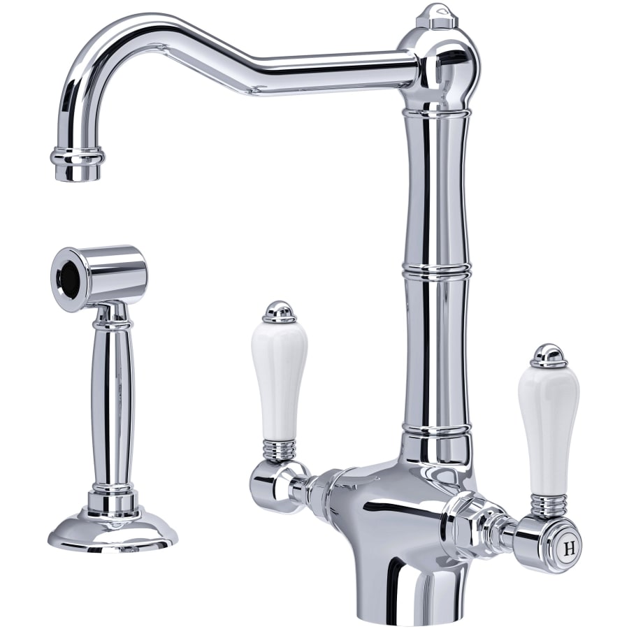 Rohl Acqui 1.5 GPM Single Hole Kitchen Faucet - Includes Side Spray