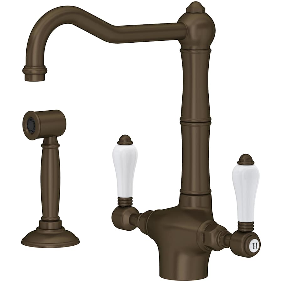Rohl Acqui 1.5 GPM Single Hole Kitchen Faucet - Includes Side Spray