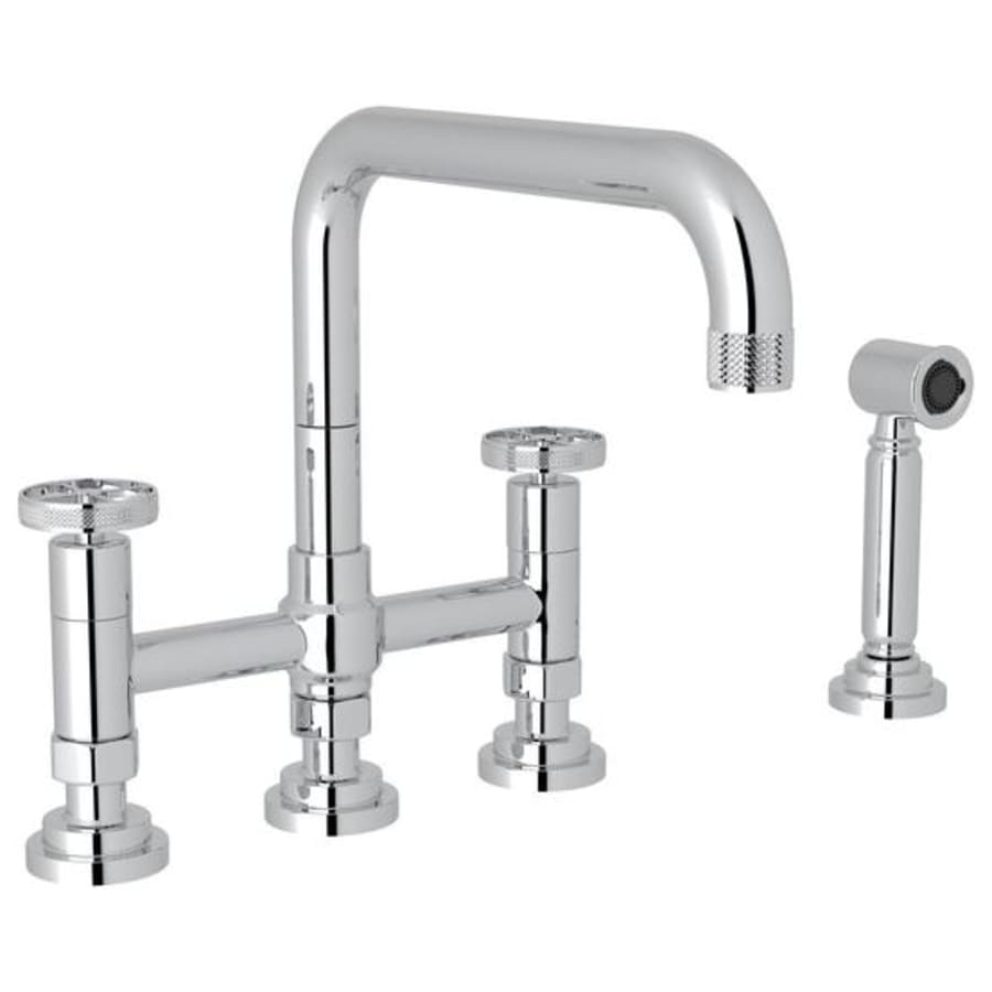 Rohl Campo 1.5 GPM Widespread Bridge Kitchen Faucet - Includes Side Spray
