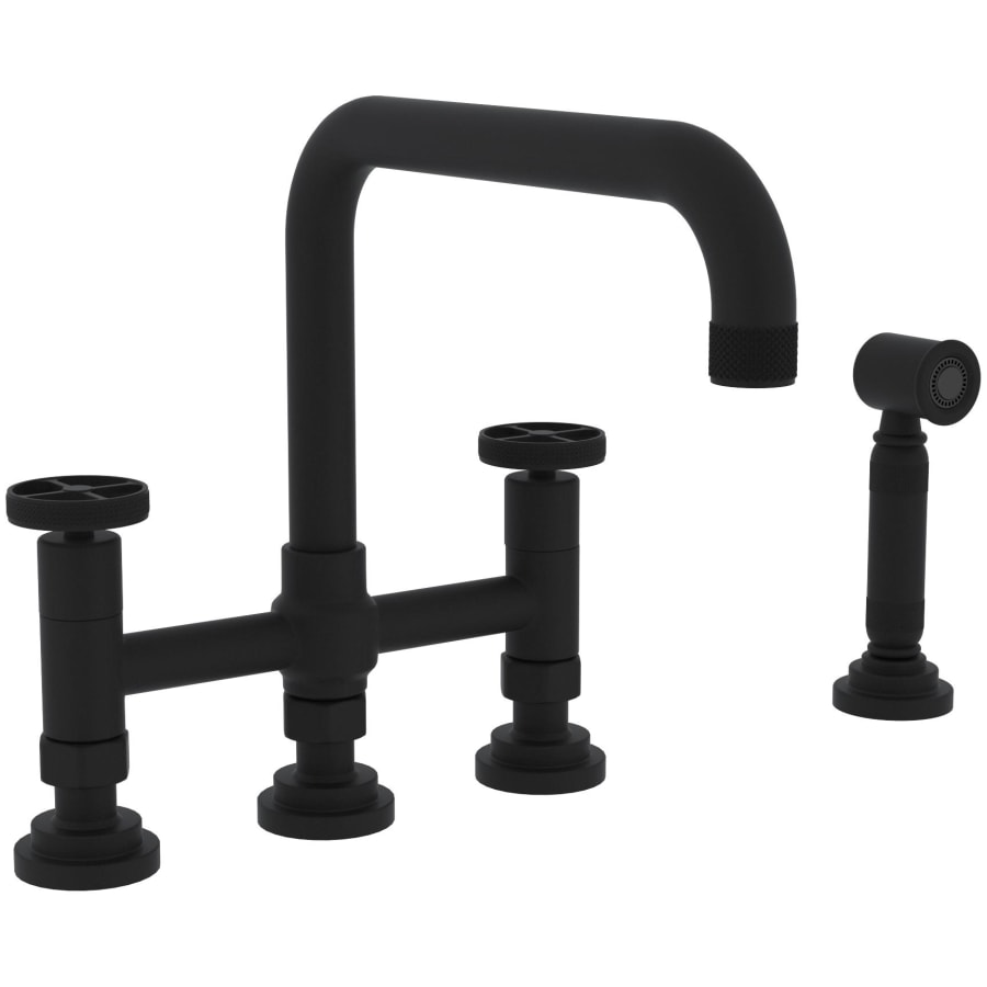 Rohl Campo 1.5 GPM Widespread Bridge Kitchen Faucet - Includes Side Spray