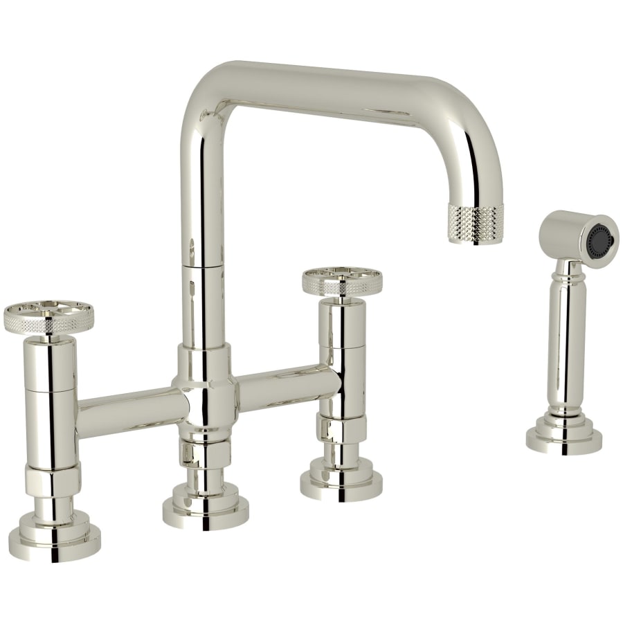 Rohl Campo 1.5 GPM Widespread Bridge Kitchen Faucet - Includes Side Spray