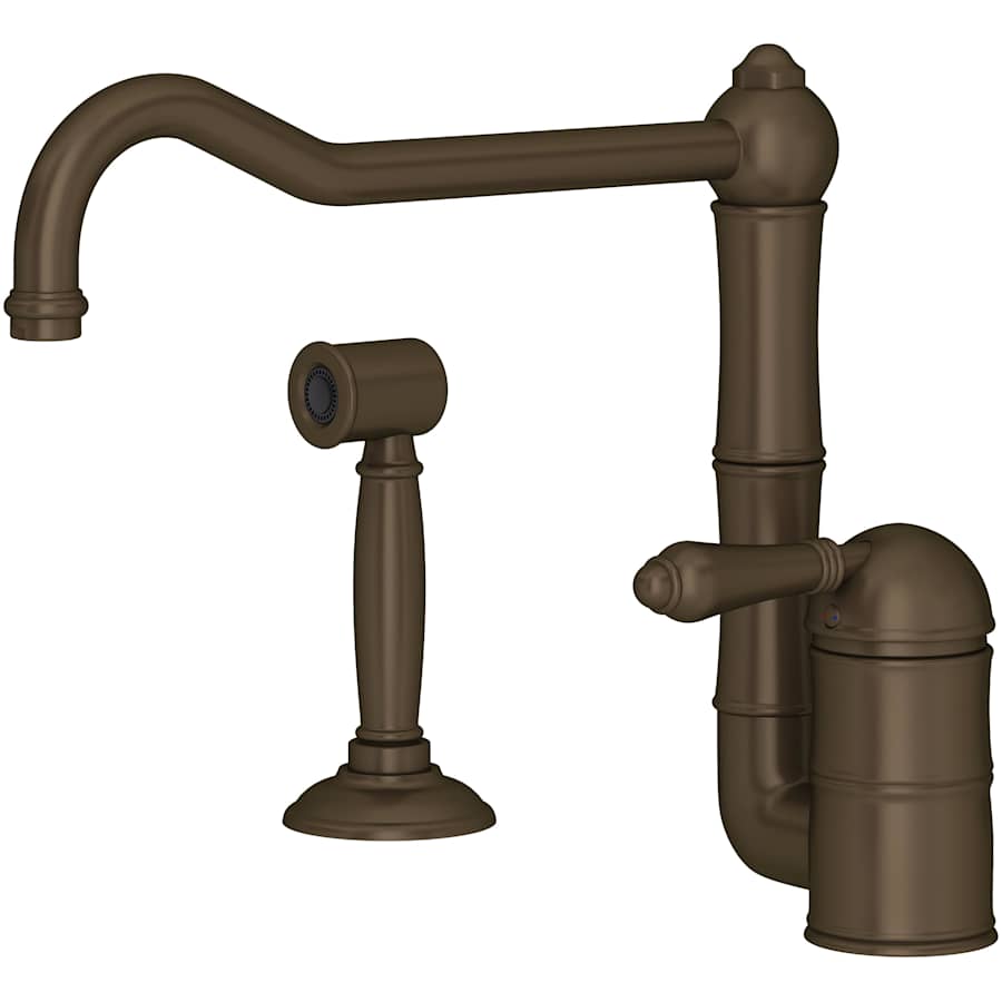 Rohl Acqui 1.5 GPM Single Hole Kitchen Faucet - Includes Side Spray