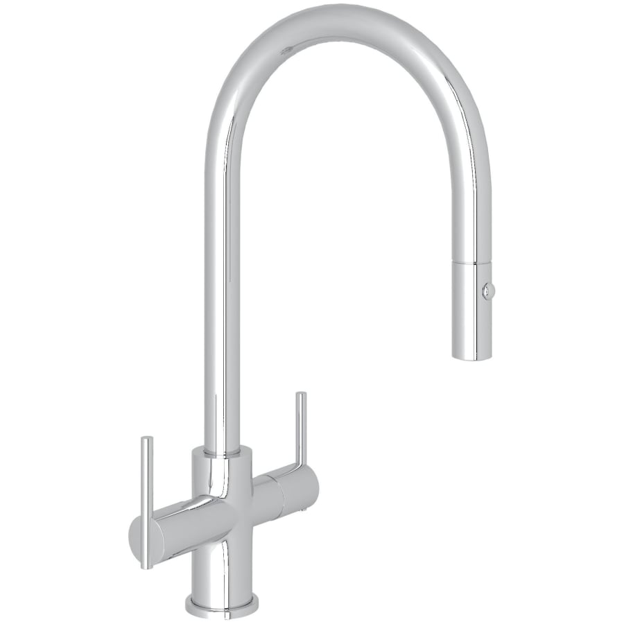 Rohl Pirellone 1.8 GPM Single Hole Pull Down Kitchen Faucet