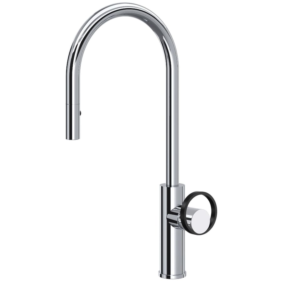 Rohl Eclissi 1.75 GPM Single Hole Pull Down Kitchen Faucet