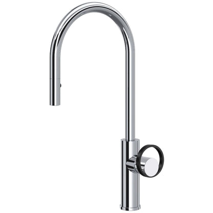 Rohl Eclissi 1.75 GPM Single Hole Pull Down Kitchen Faucet