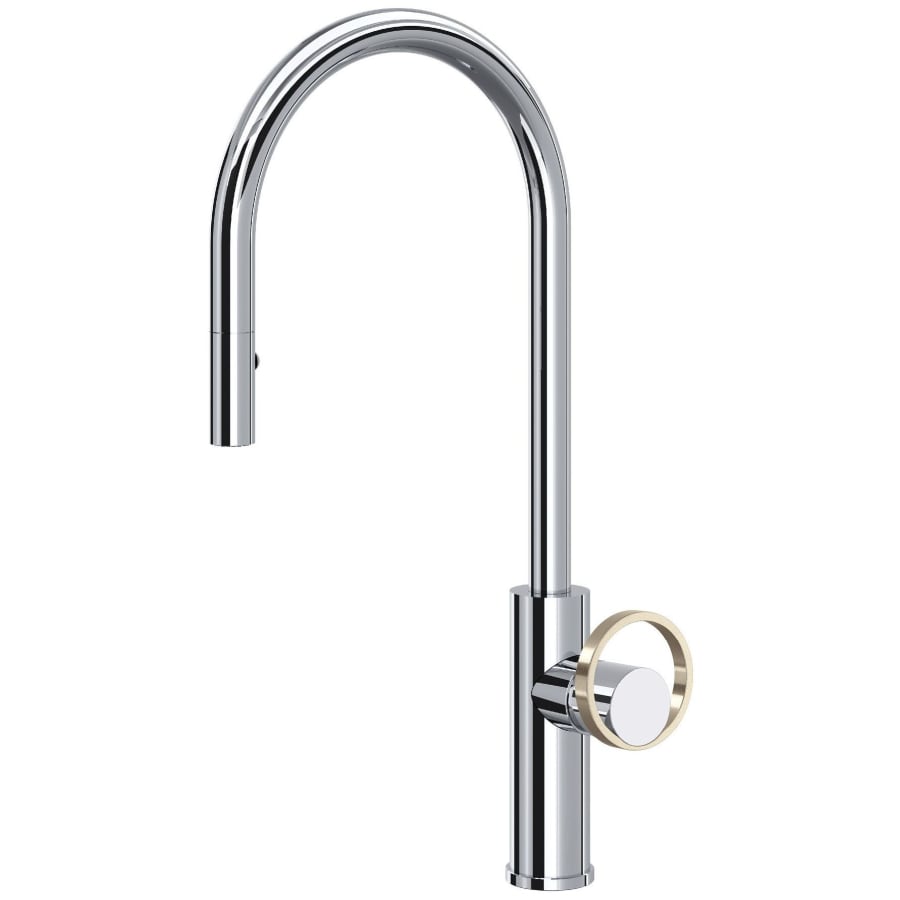 Rohl Eclissi 1.75 GPM Single Hole Pull Down Kitchen Faucet