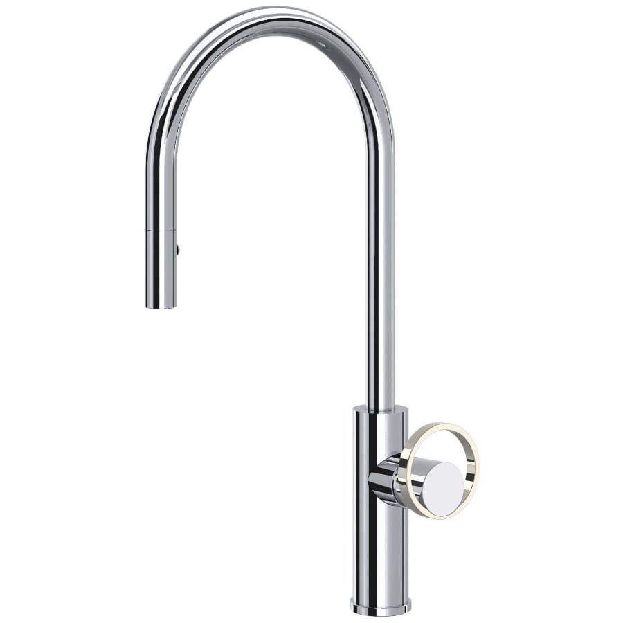 Rohl Eclissi 1.75 GPM Single Hole Pull Down Kitchen Faucet