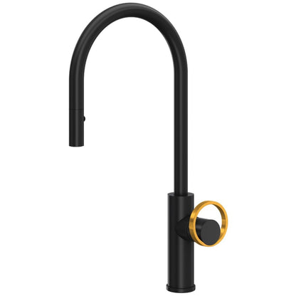 Rohl Eclissi 1.75 GPM Single Hole Pull Down Kitchen Faucet