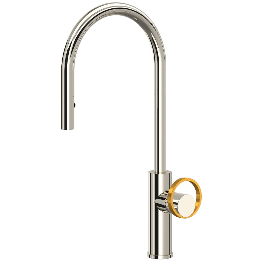 Rohl Eclissi 1.75 GPM Single Hole Pull Down Kitchen Faucet