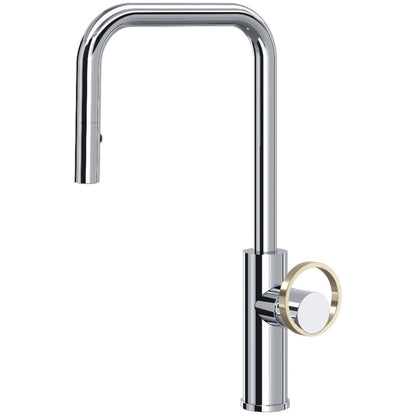 Rohl Eclissi 1.75 GPM Single Hole Pull Down Kitchen Faucet