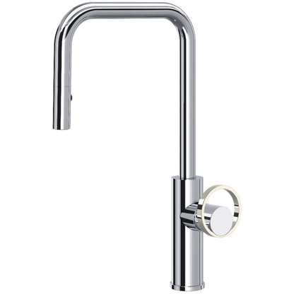 Rohl Eclissi 1.75 GPM Single Hole Pull Down Kitchen Faucet