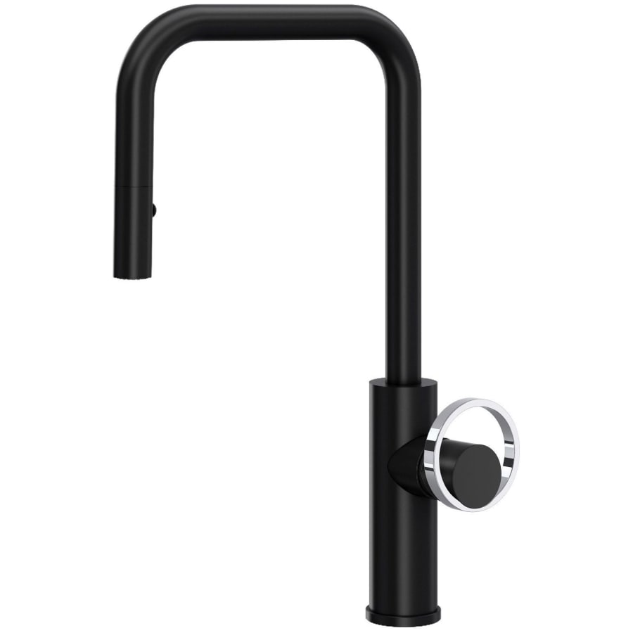 Rohl Eclissi 1.75 GPM Single Hole Pull Down Kitchen Faucet