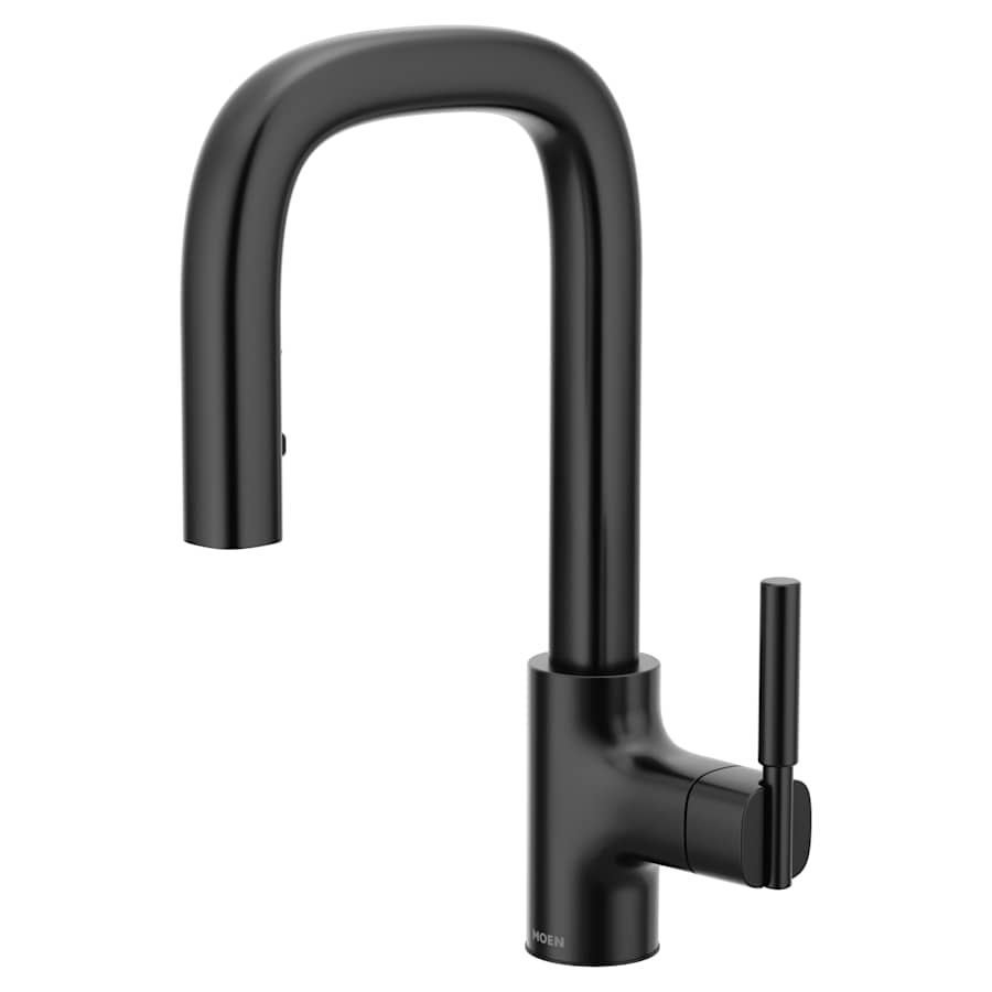 Moen Tenon 1.5 GPM Single Hole Pull Down Bar Faucet with Reflex, Power Boost, Duralock, and Duralast Technologies